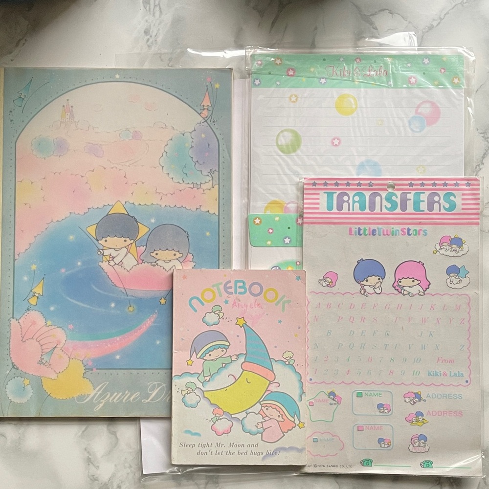 VINTAGE SANRIO - USED!! - Little Twin Stars LOT